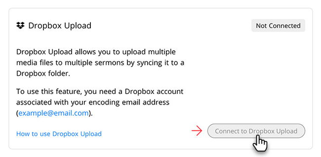 Click Connect to start the process